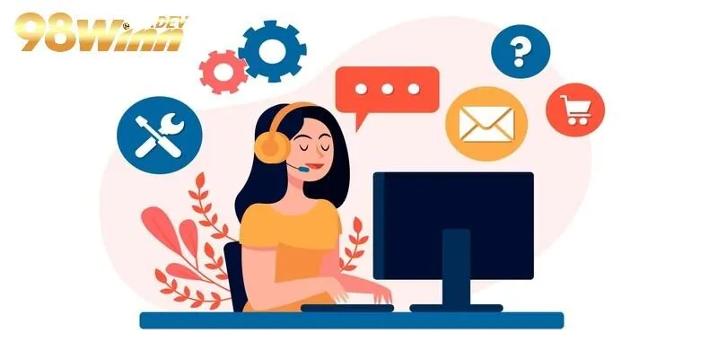 Hướng dẫn liên hệ 98win bằng chat trực tuyến