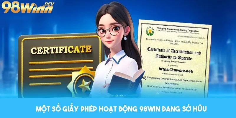 Giấy phép hoạt động 98win 2 Tầm quan trọng của giấy phép hoạt động 98Win mang lại